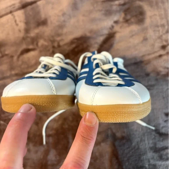 Adidas Men’s size 9.5 Spezial 3 Stripe shoes Leather Blue/White New WO Tags! - Picture 10 of 10